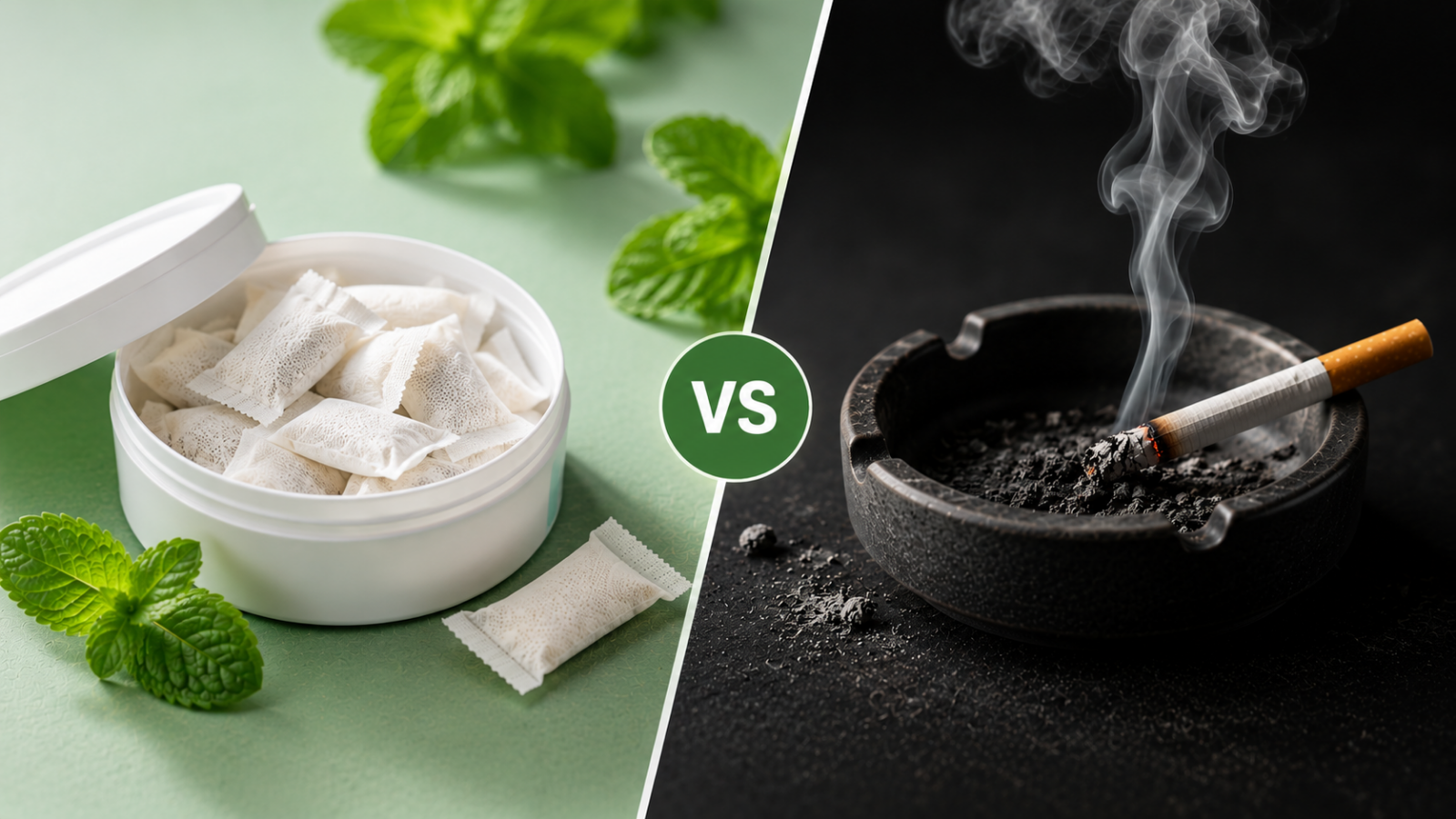 Tobacco Free Pouches vs Smoking